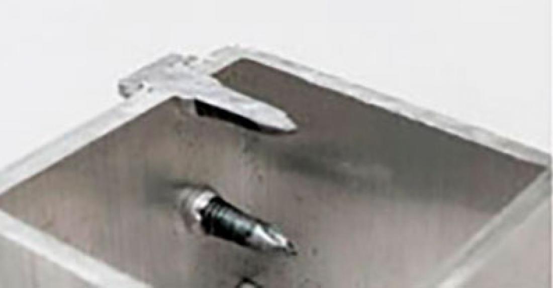 Flow drill screw in aluminum rocker