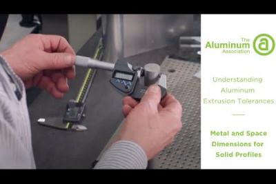 Aluminum Extrusion Tolerances - Metal and Space Dimensions for Solid Profiles